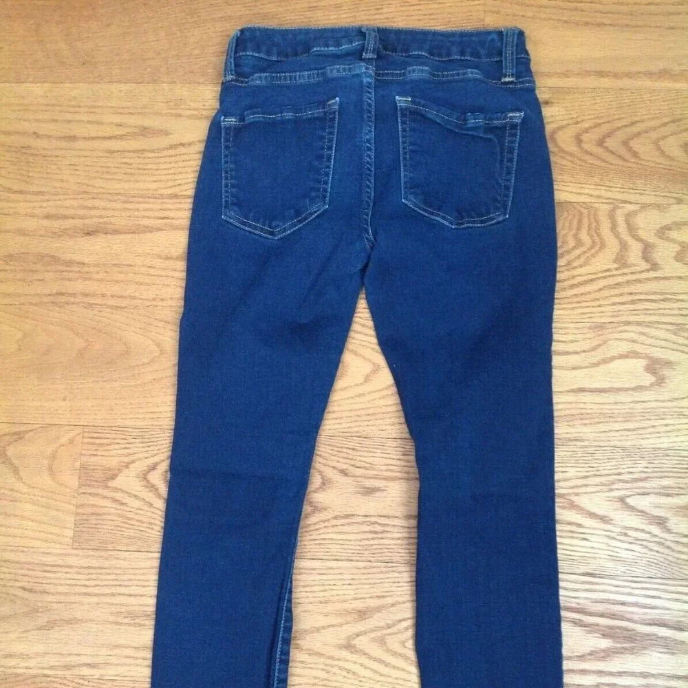 a.n.a A NEW APPROACH LOW RISE SKINNY JEANS WOMEN 2P PETITE DARK STRETCH DENIM